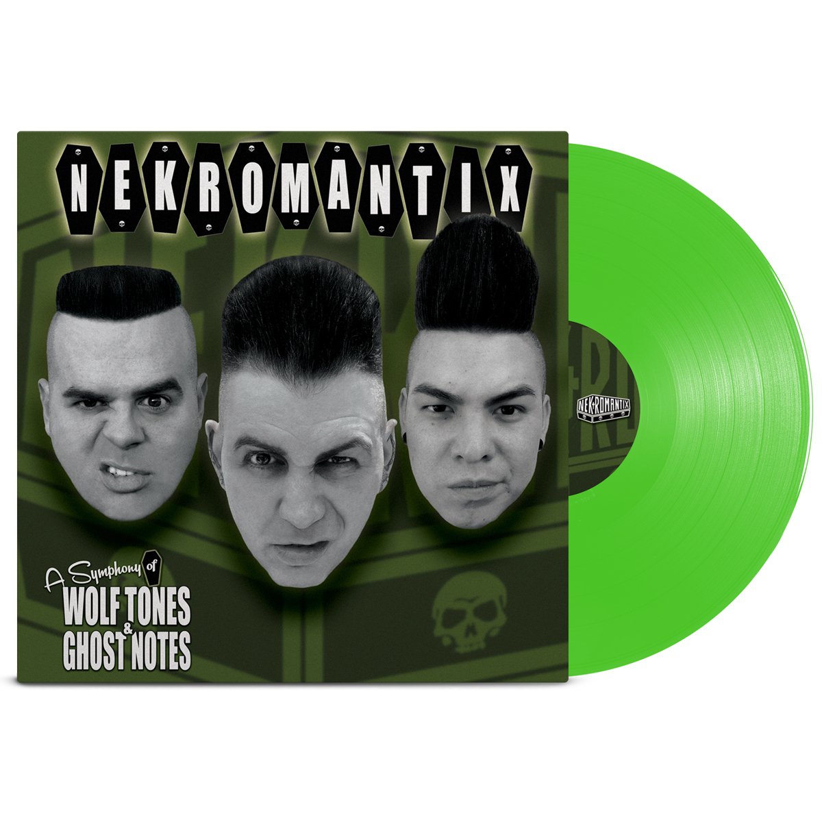 Nekromantix - A Symphony of Wolf Tones & Ghost Notes LP (Translucent Green)